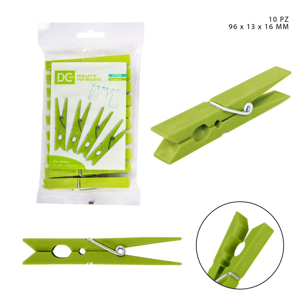 Dc Clothes Pegs 10Pcs