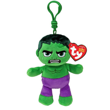 Ty Beanie Boos Clips Marvel Hulk