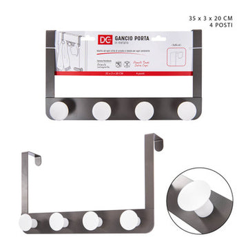 Dc - Gancio dietroporta metallo 4 posti