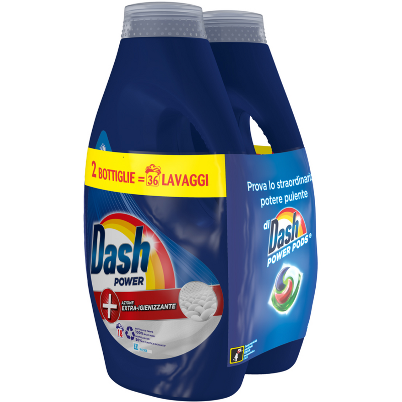 Dash -  Detersivo lavatrice 2pack liquido 18 lv