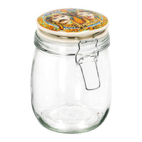 Ad - Glass Jar with Ceramic Lid Hermetic Seal 3D 11X15Cm