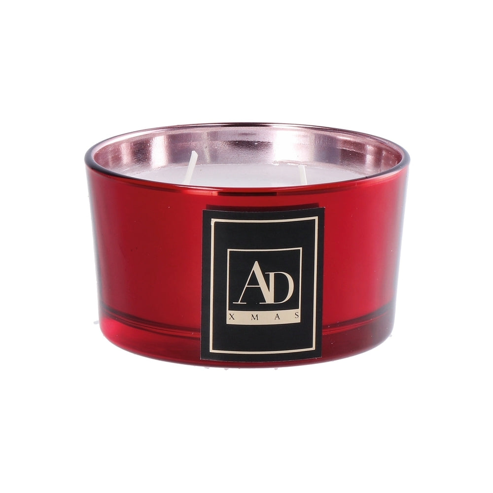 Ad Scented Candle Glass A2C Nat D10,5H6