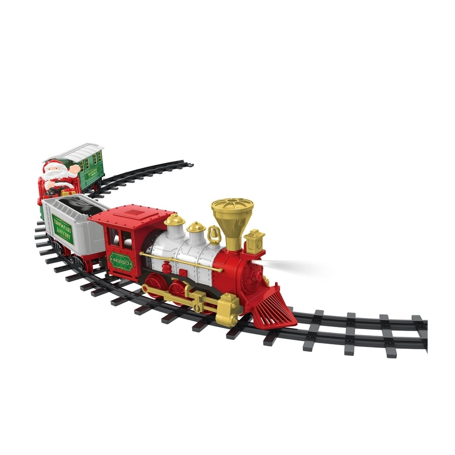 G.Natale Treno Natalizio B/O Da Albero Lu/Mus