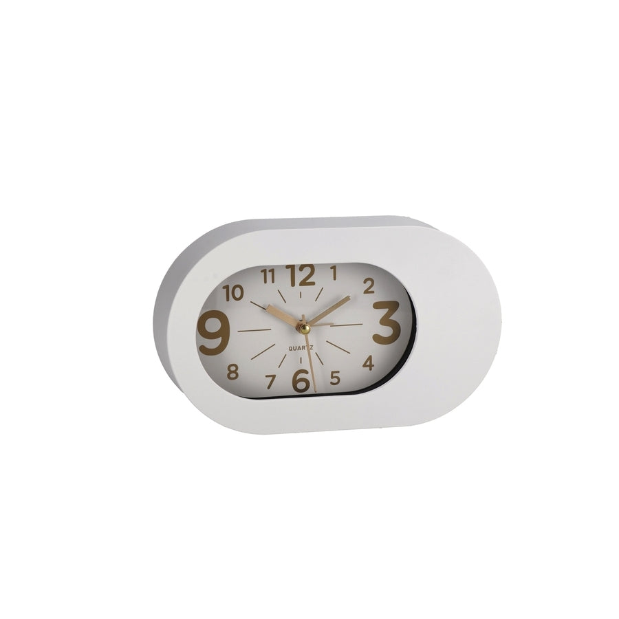 Ad - Plastic Alarm Clock 4 Colors 21X5Xh13Cm