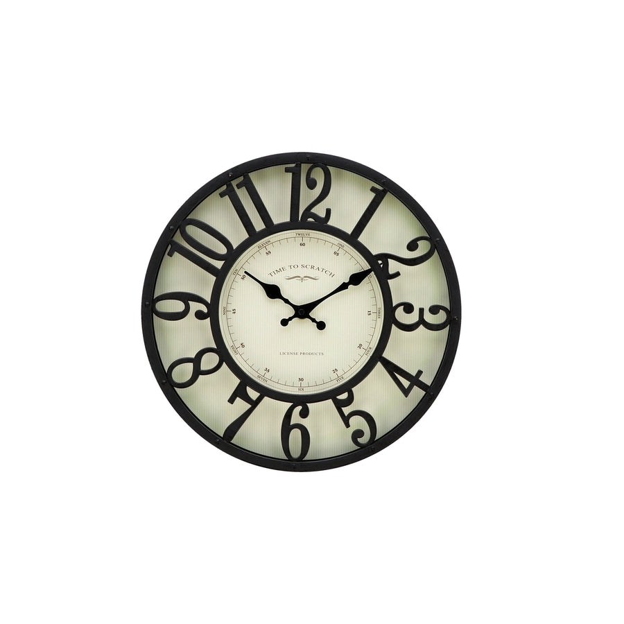 Ad - 3 Color Plastic Wall Clock Ø 31Cm