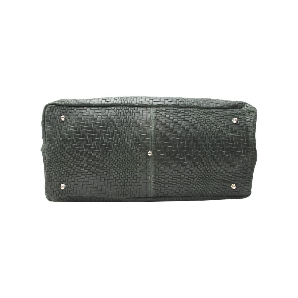 Tessa - Borsa a Mano in Pelle Effetto Mosaico - FrasiBags