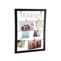 Ad - Decorazione Porta Foto 6 Mollette 3colori Cm33X43