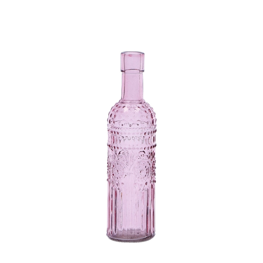 Ad - Glass Candle Holder Bottle 6 Colors D55Xh20