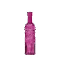 Ad - Glass Candle Holder Bottle 6 Colors D55Xh20