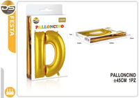 Dz - Party Balloon Gold Alphabet 45Cm