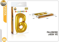Dz - Party Balloon Gold Alphabet 45Cm