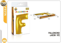 Dz - Party Balloon Gold Alphabet 45Cm
