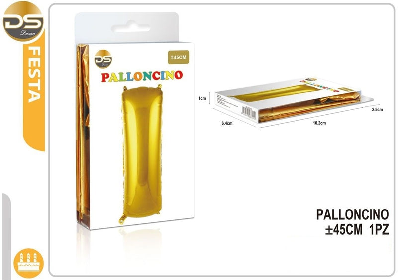 Dz - Party Balloon Gold Alphabet 45Cm