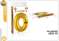 Dz - Party Balloon Gold Alphabet 45Cm