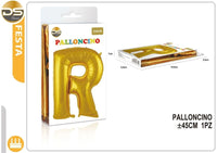 Dz - Party Balloon Gold Alphabet 45Cm
