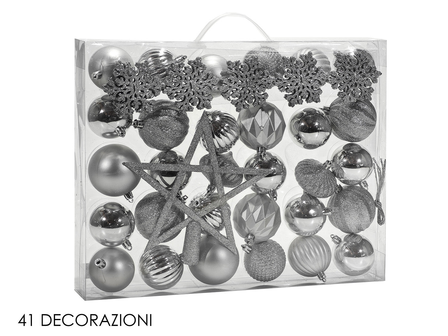 G.Natale Set 41 Dec. Natalizie Silver