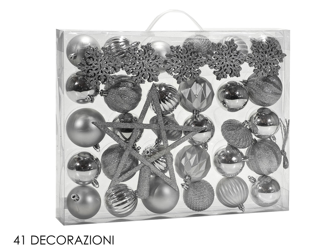 G.Natale Set 41 Dec. Natalizie Silver