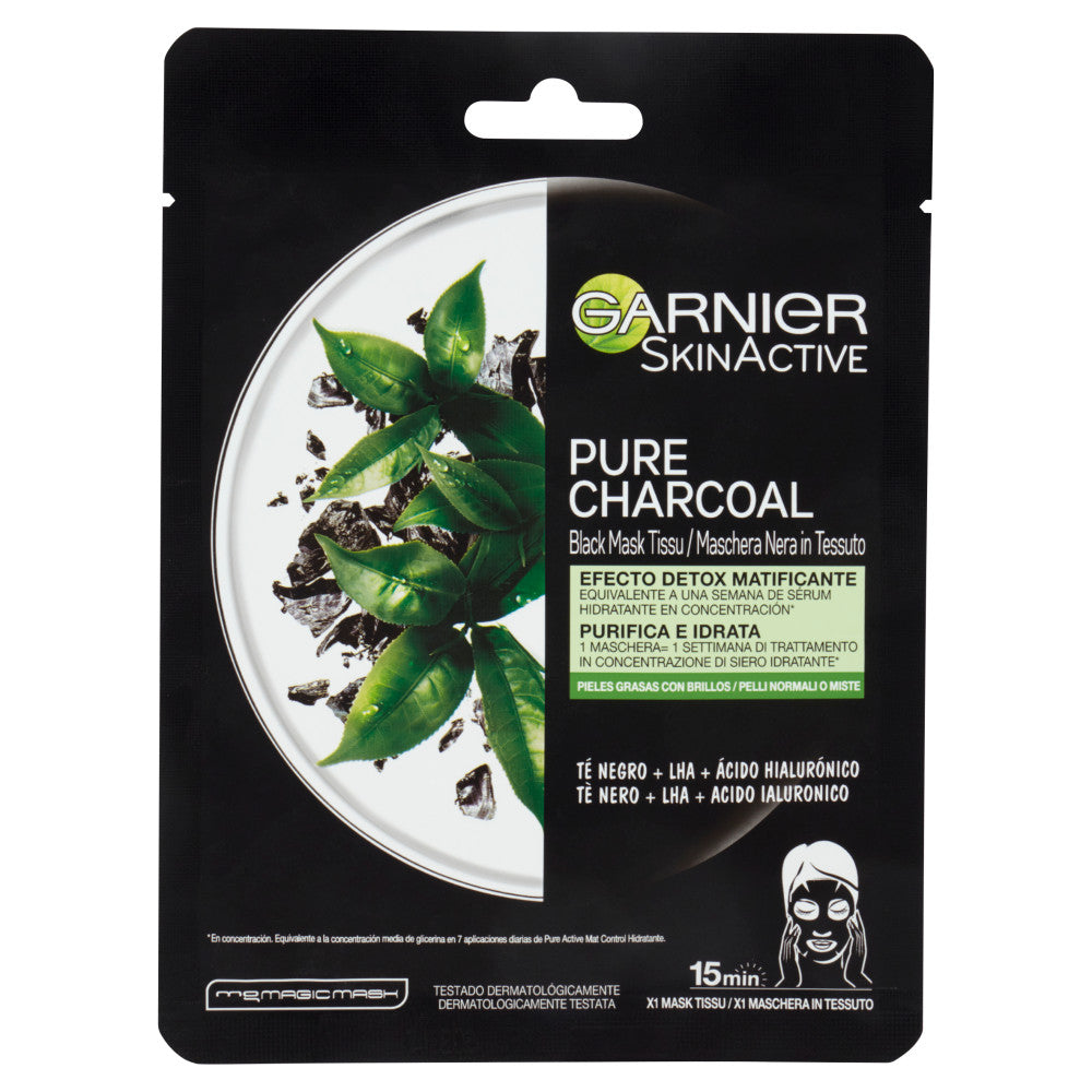 Garnier Skin Active Mask Pure Charcoal Black