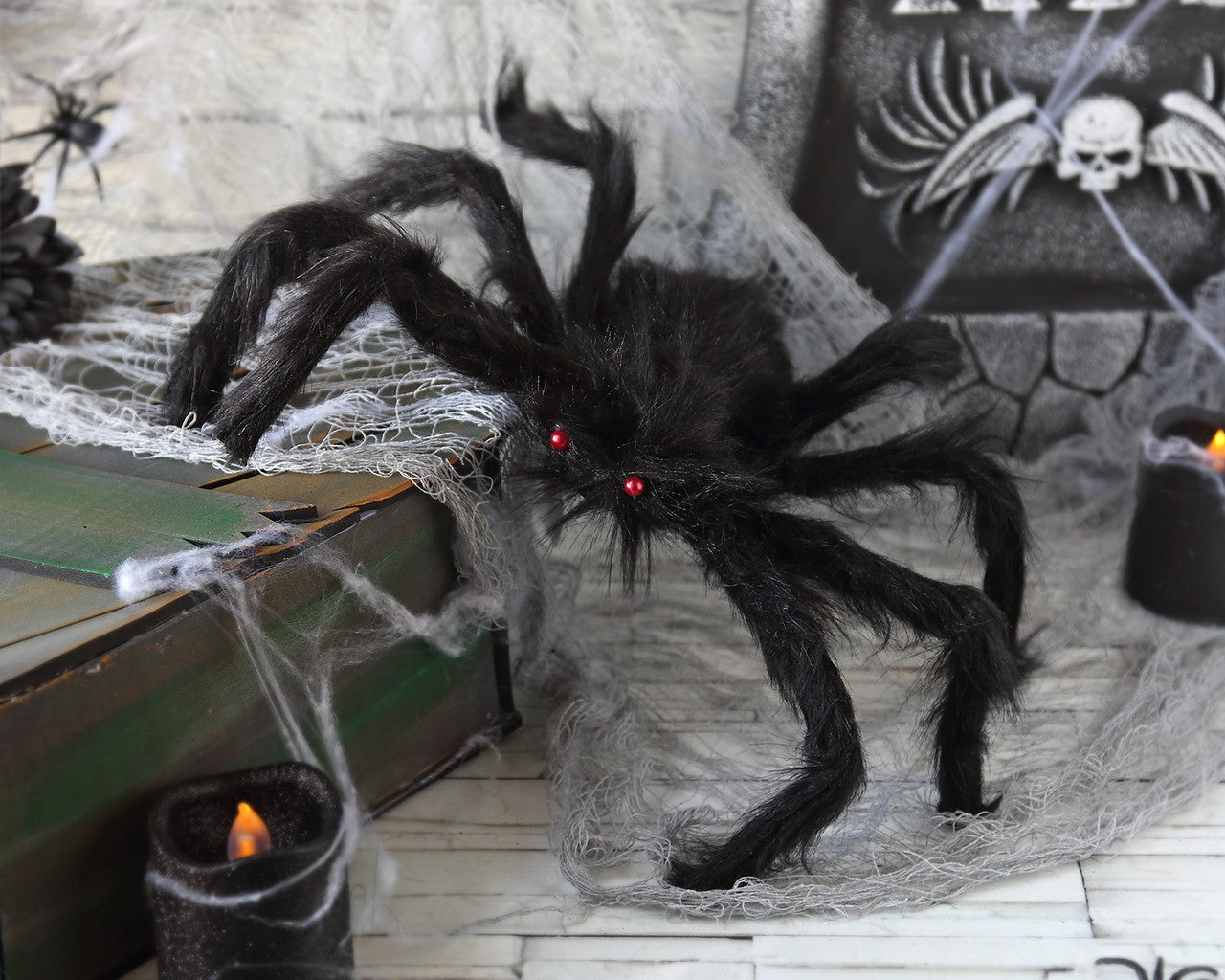 Atosa Decoration Spiders 17X50 Cm