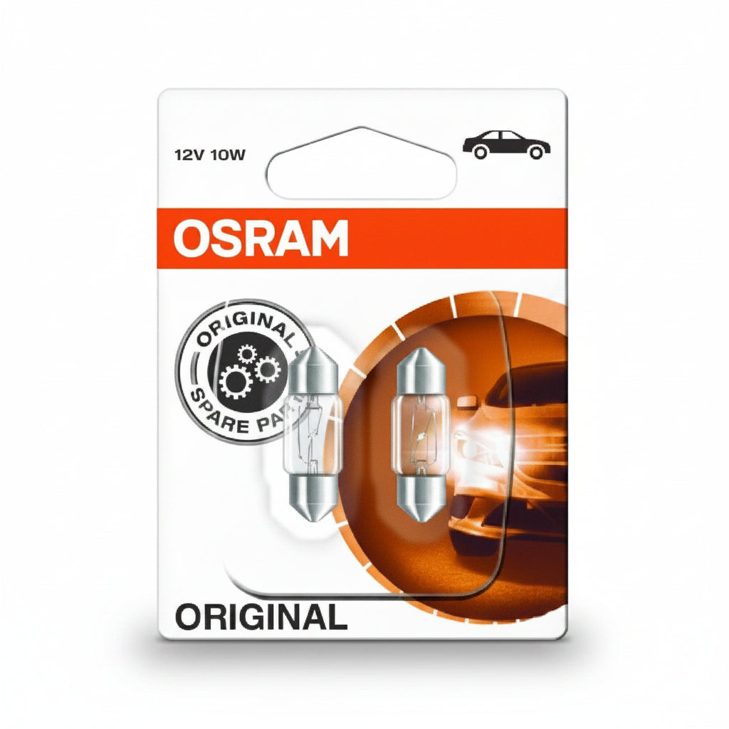 OSRAM CP. LAMPADE 12V 10W ORIGINAL  LINE 10,5X31 MM SV8,5-8