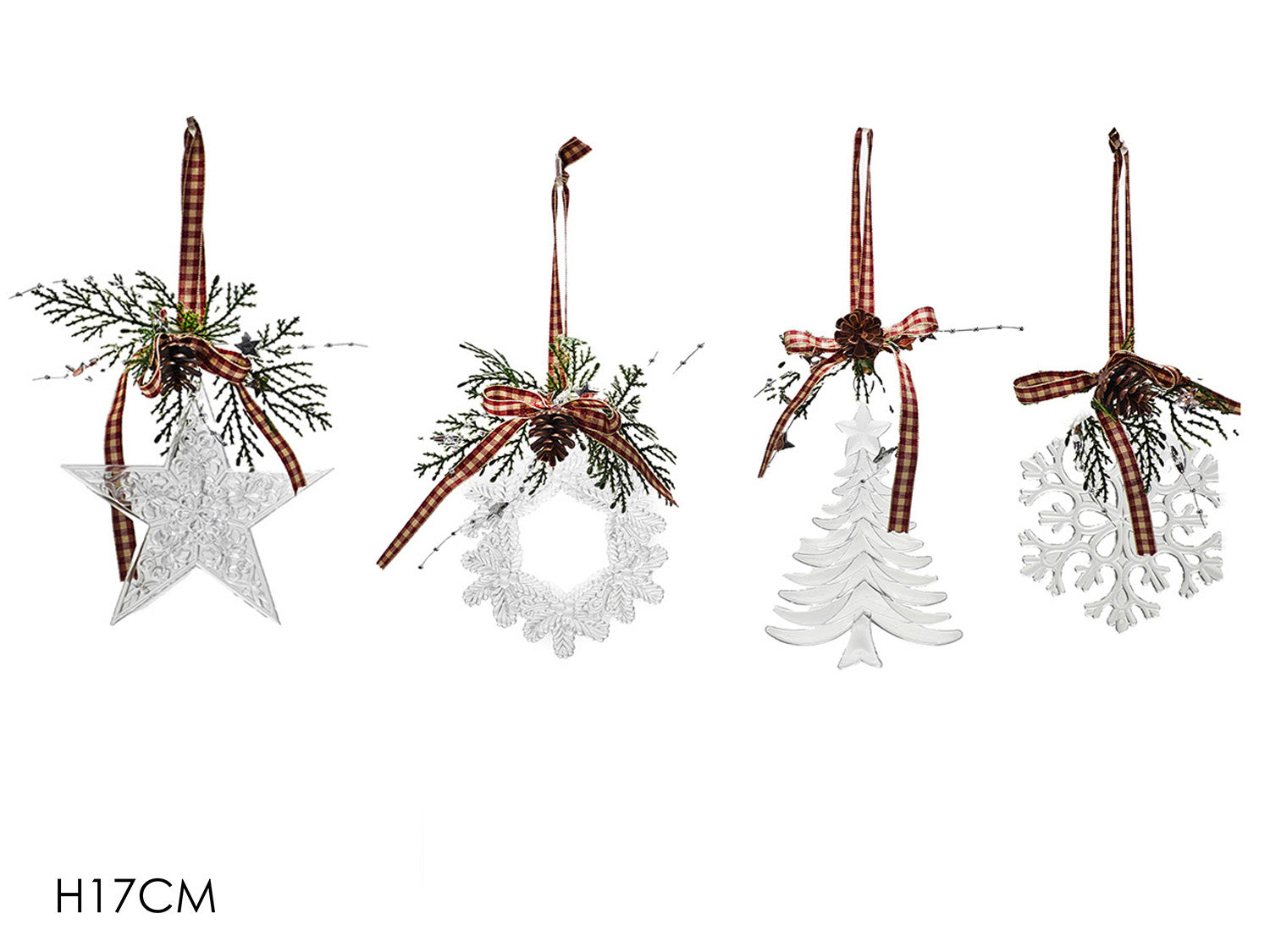 G.Natale Appendino Decorativo Natale H17Cm 4Ass