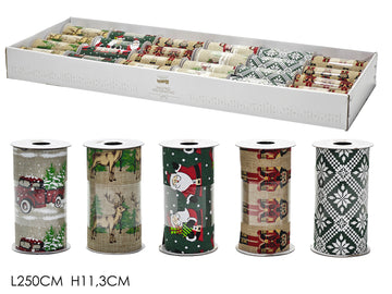 G.Natale Nastro 250X11.3Cm 6Ass In Display