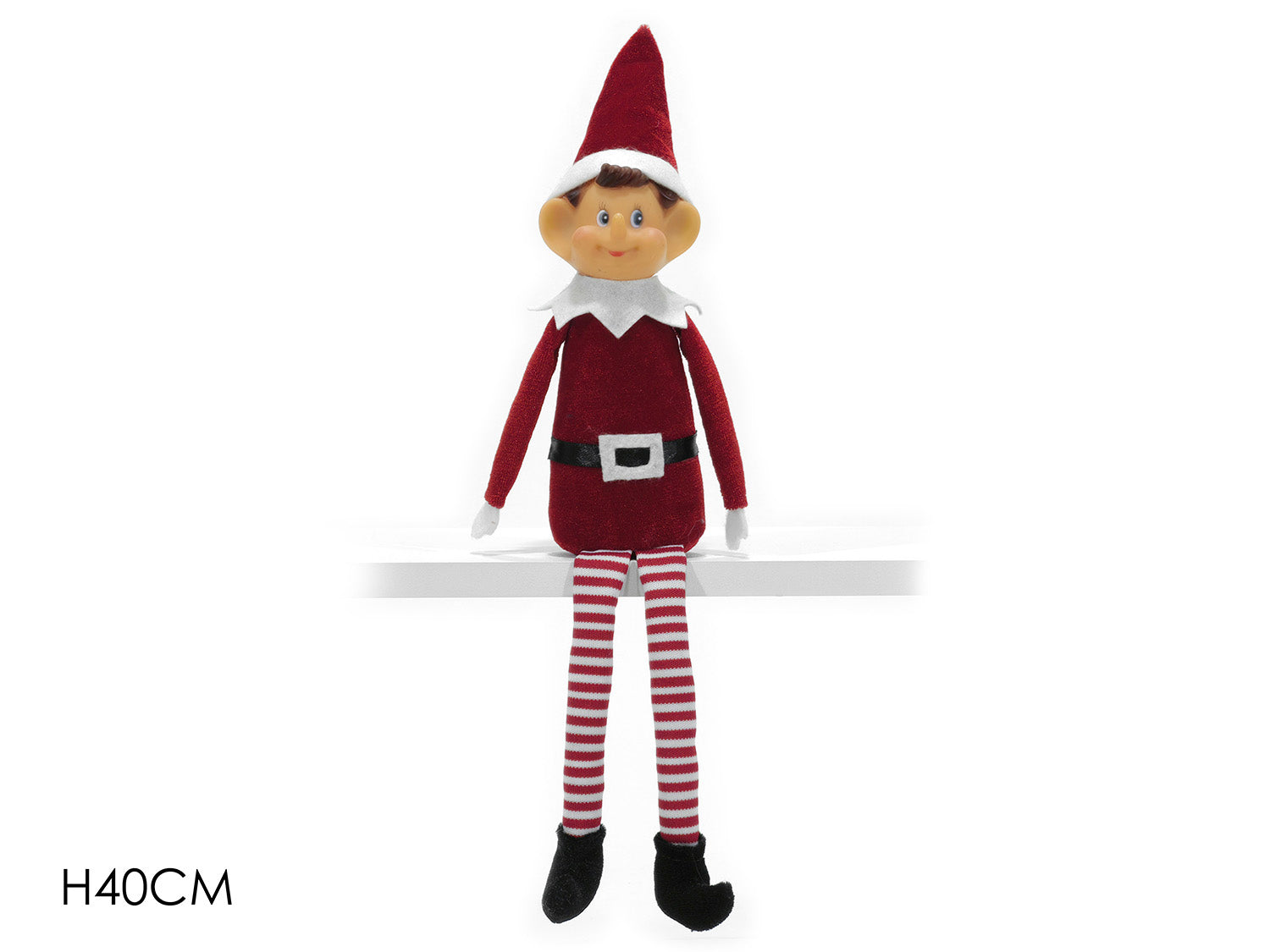 G.Natale Pupazzo Elfo Rosso