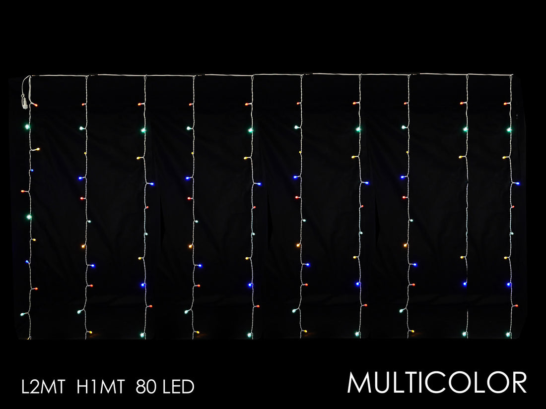 G.Natale Tenda 2Mt X 1Mt Prol.80Led Multicolor