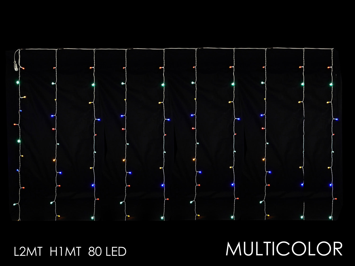 G.Natale Tenda 2Mt X 1Mt Prol.80Led Multicolor