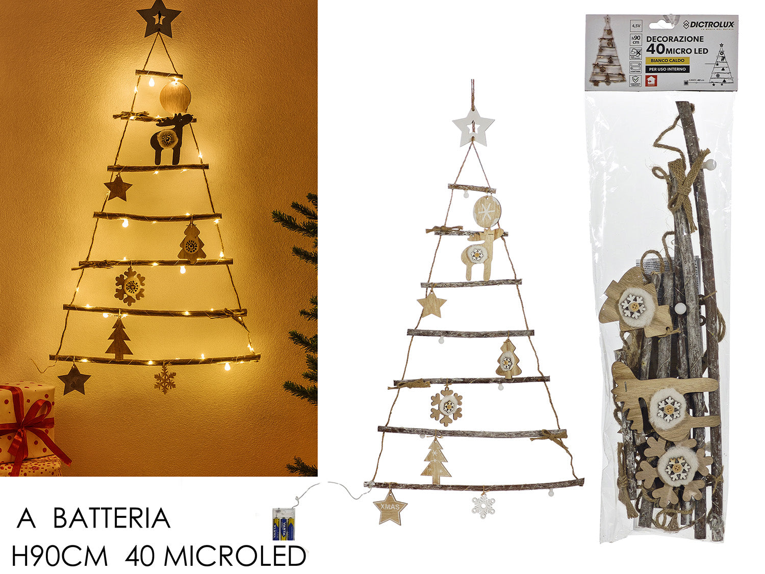 G.Natale Decorazione Natalizia C/40 Microled