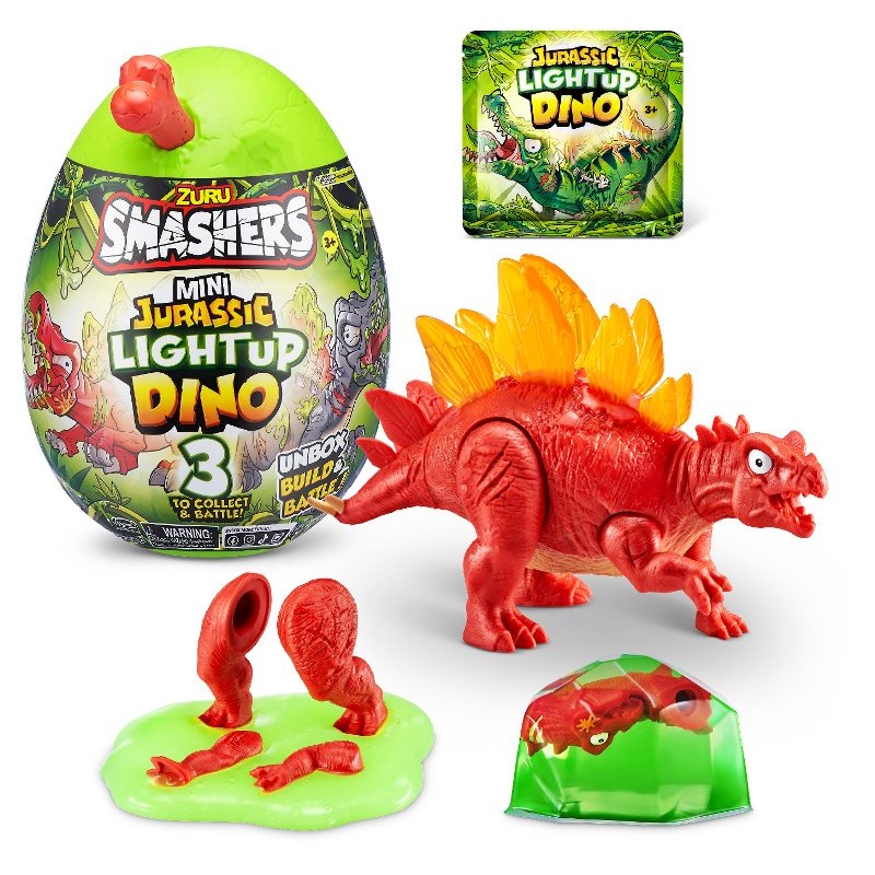 Smashers Mini Light Up Dino Egg C/Dinosauro