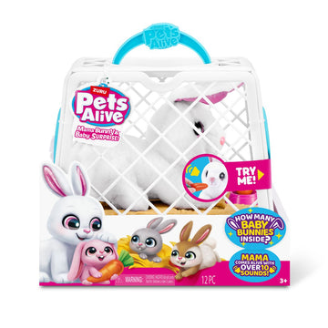 Pets Alive Mama Baby Surprise Bunny-S1 ,Bulk