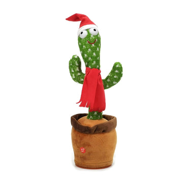 G.Natale Cactus Ballerino Natalizio 32X12 Cm