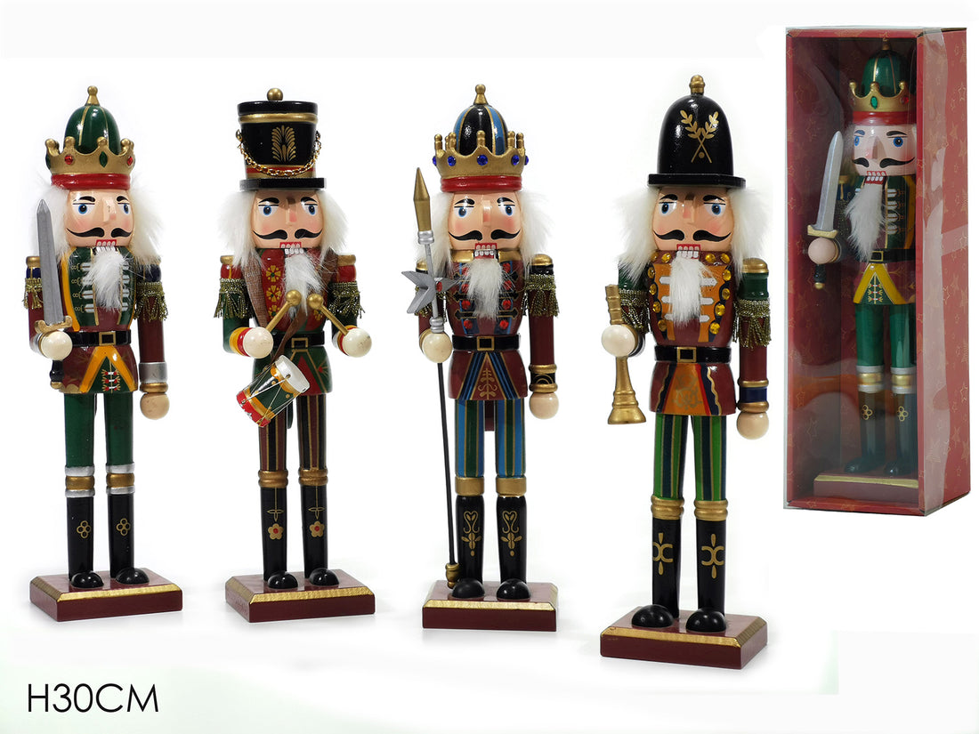 G.Natale Schiaccianoci 30Cm 4Ass