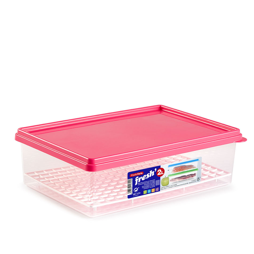PlasticForte® - Fresh Container With Grid 2L