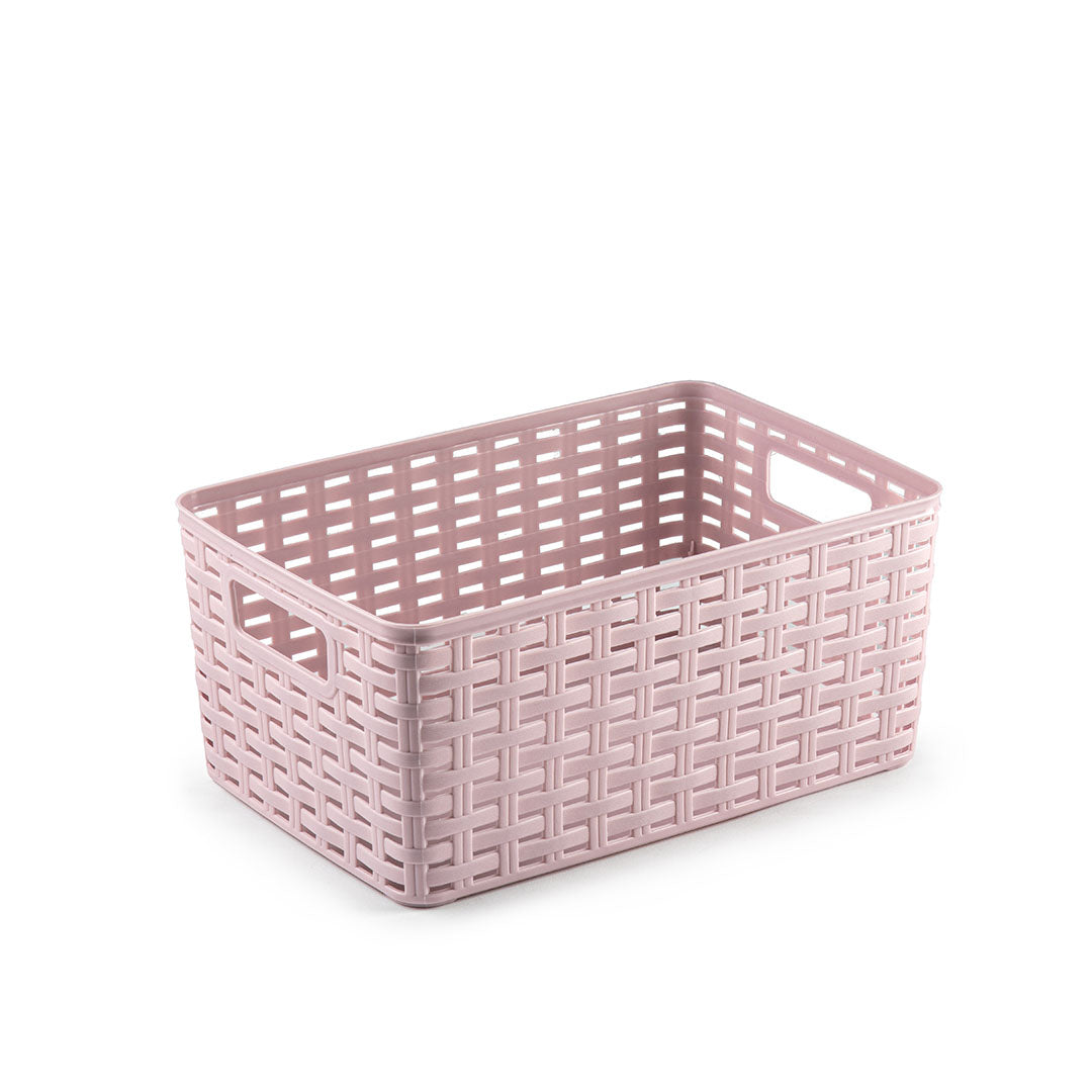 PlasticForte® - Cesta Rattan 6L 29X19,5 Cm Surt Vrm