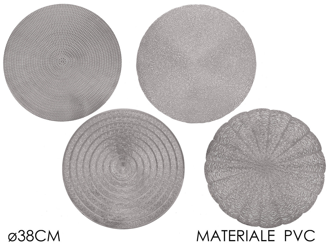 G.Natale Tovaglietta Natale 8Cm Silver 4Ass Disp.