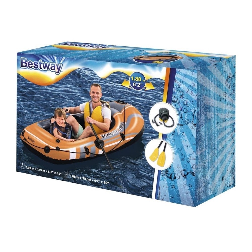 Bestway - Kondor 2000 Dinghy Set With Oars 188X98Cm