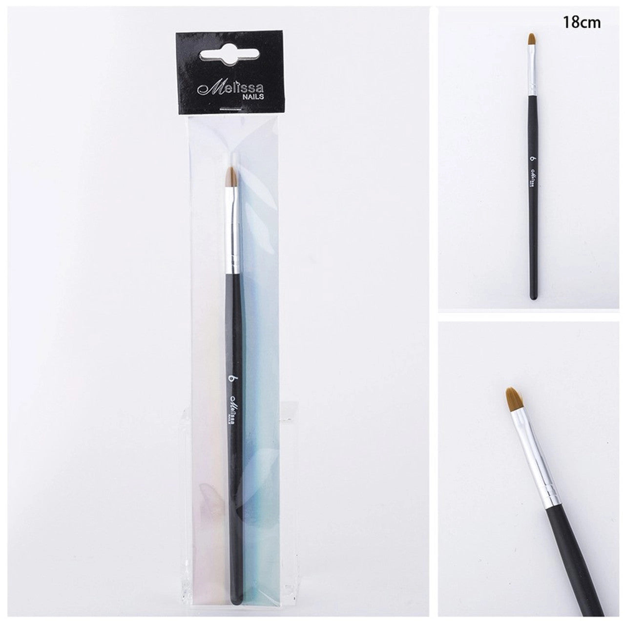 Melissa - Pennello gel UV l/gatto 4 mod