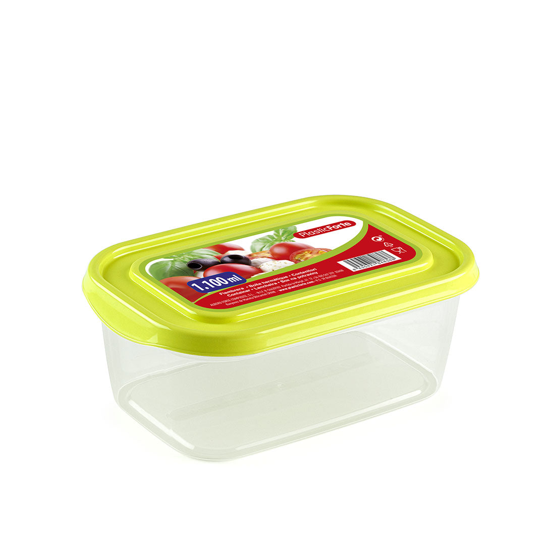 PlasticForte® - Contenitore Basic Rettangolare 1,1L