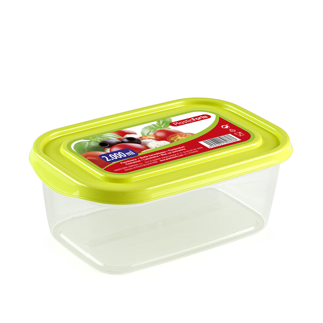 PlasticForte® - Basic Rectangular Container 2L