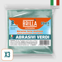 Brillà - Green Abrasives 3Pcs 15x15 cm