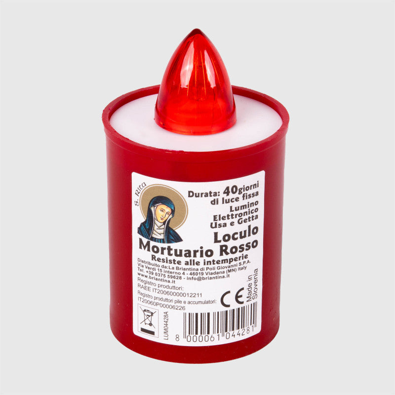 S.Rita Loculo Mortuario 25G Lumino Elettrico
