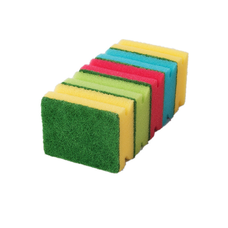 Brillà - Abrasive sponges with Rebecca handle 5 pcs