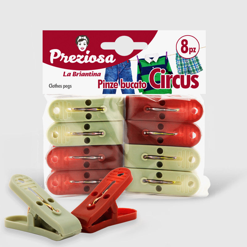 Precious Circus Laundry Pegs 8Pcs