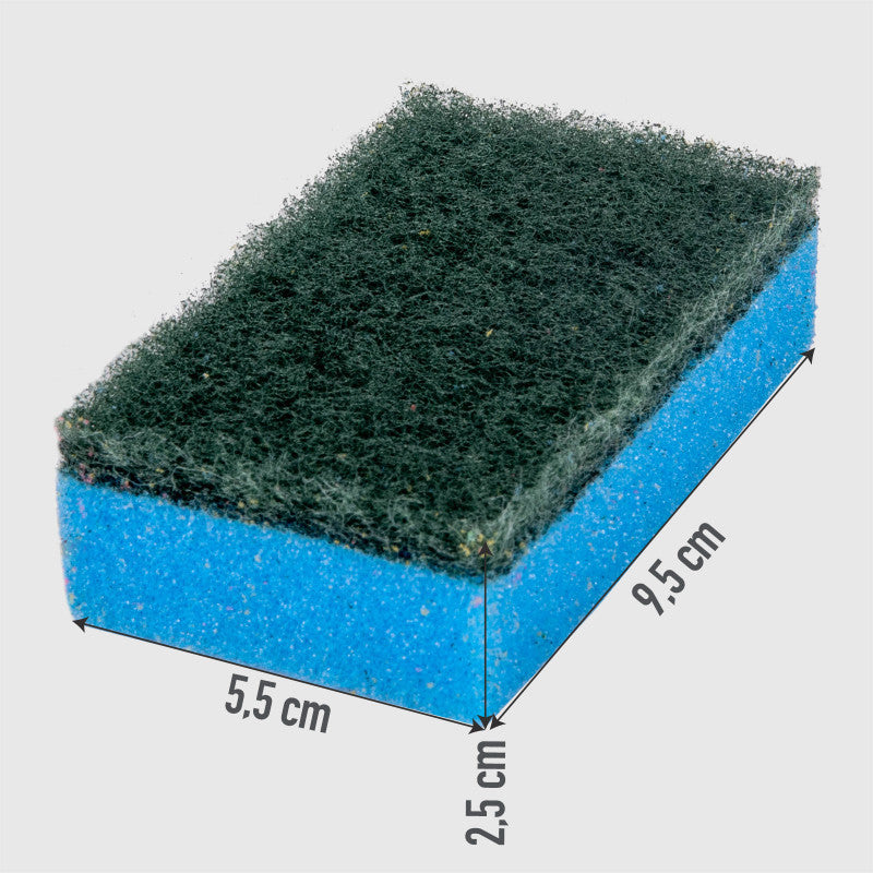 Brillà - Abrasive Sponges Giulia 10 Pcs 95x55x25 cm