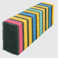 Brillà - Abrasive Sponges Giulia 10 Pcs 95x55x25 cm