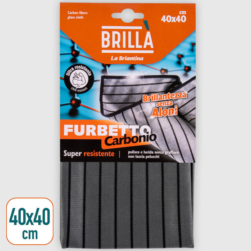 Brillà - Carbon Furbetto Cloth 40X40Cm