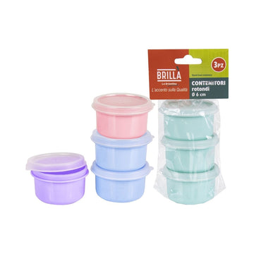 ROUND CONTAINERS SET 3PCS