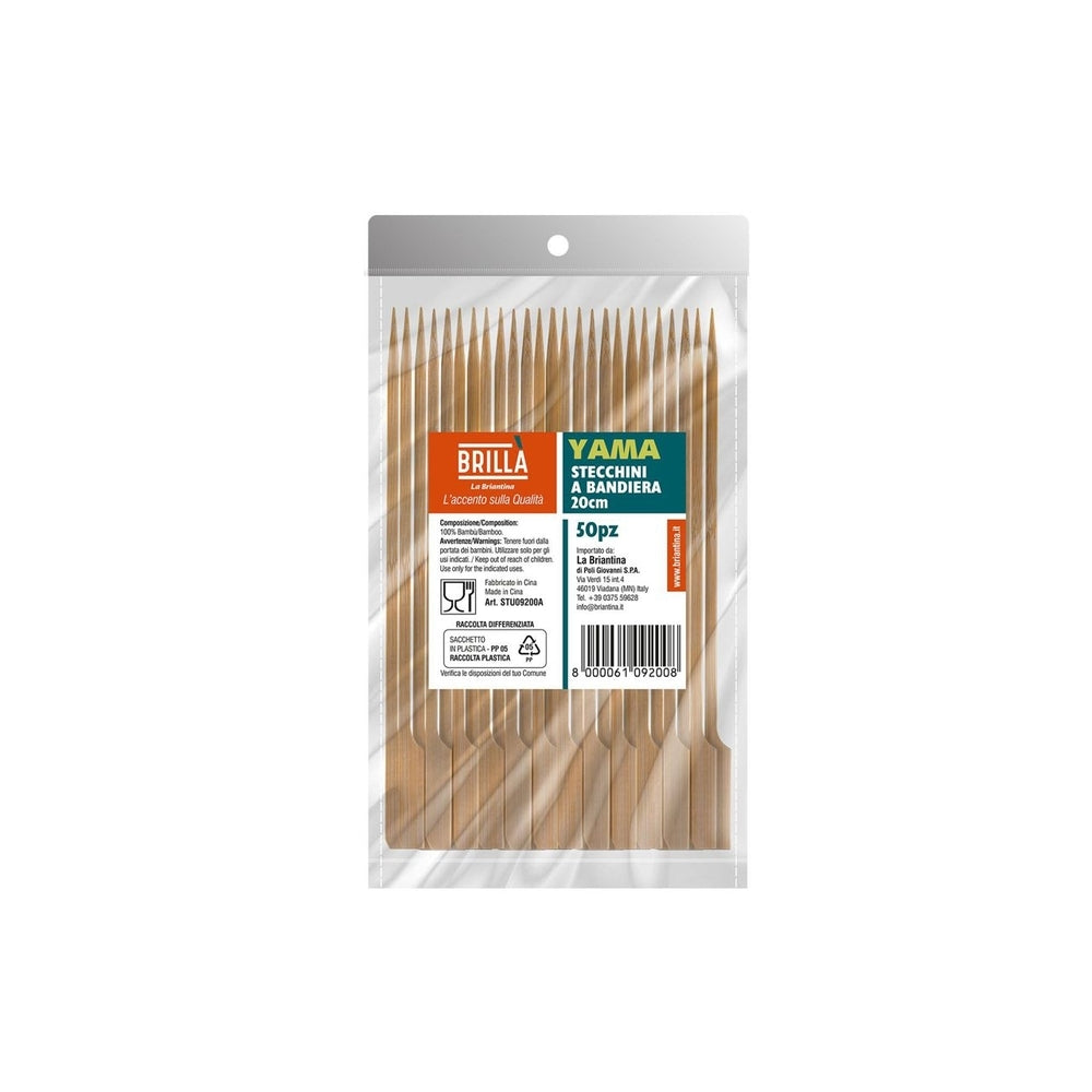 Stuzzicadenti Spiedo A Bandiera 50 Pz